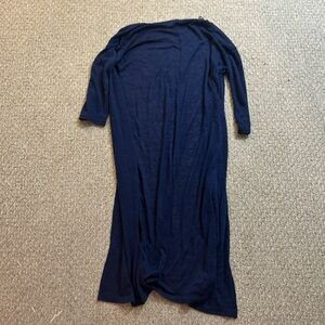 Navy Blue Long Sleeve light weight cover up